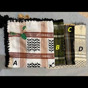 Men Scarf Shemagh Colored